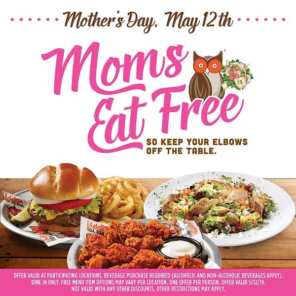This Mother’s Day, Moms Eat Free at Hooters