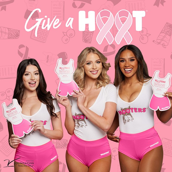 “Give A Hoot” in the Fight Against Breast Cancer Throughout October at Hooters Restaurants