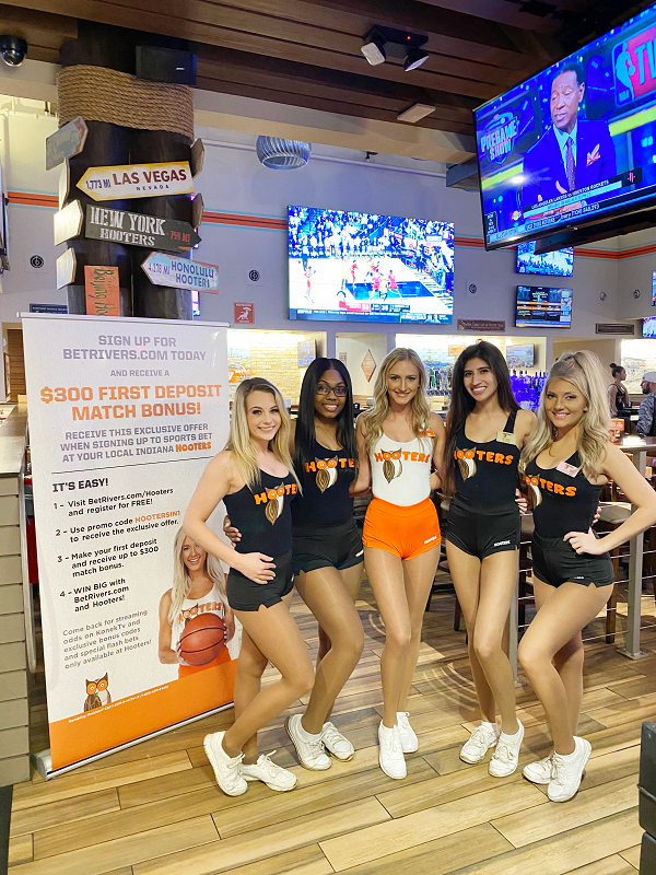 Hooters Goes “All-In” on Sports Betting in IN, NJ and PA