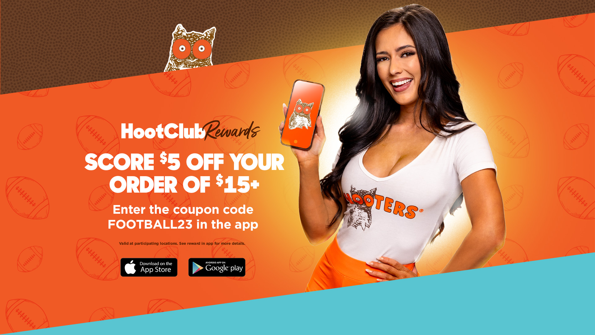 HootClubRewards Score $5 off your order of $15