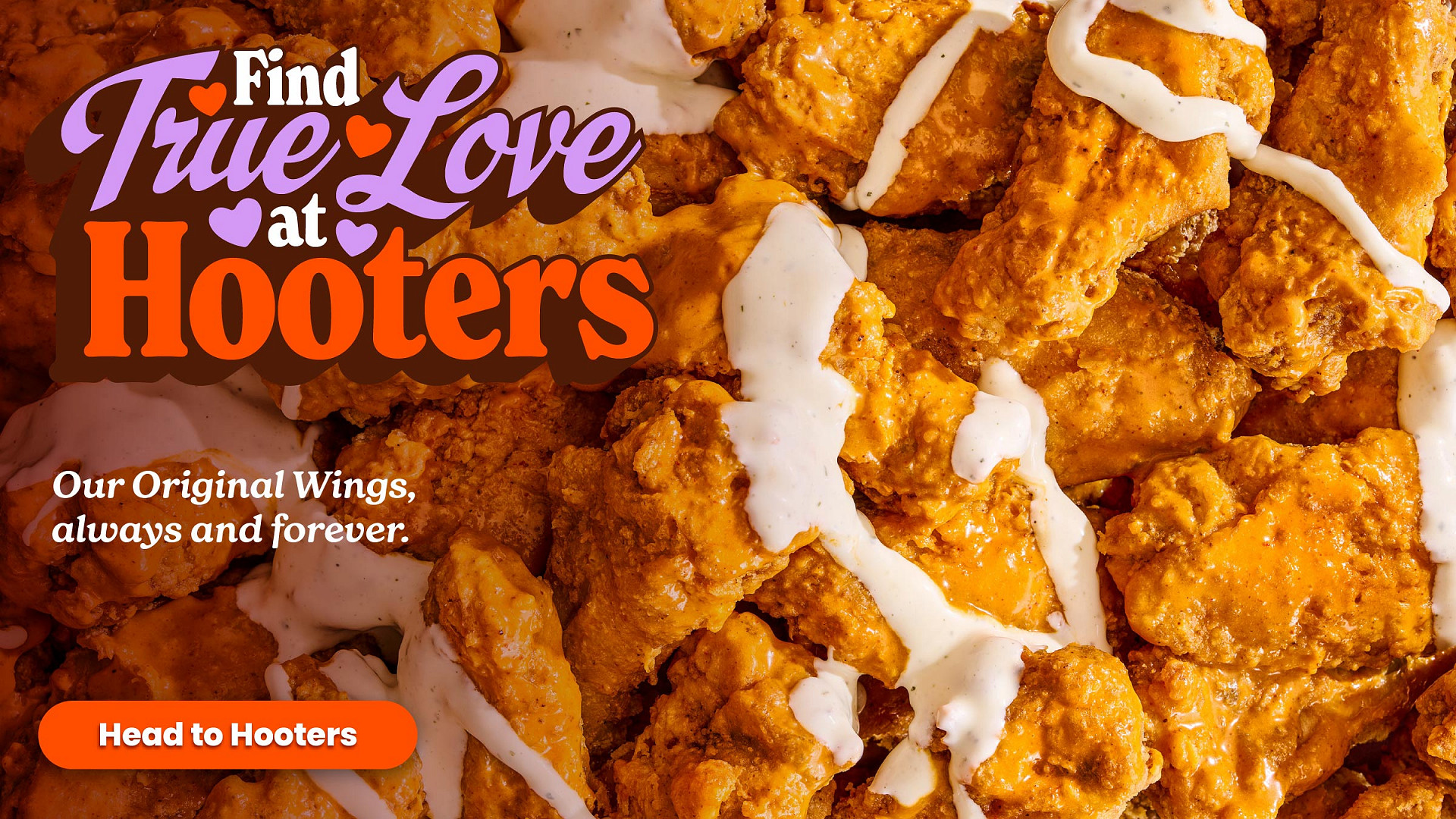Find True Love at Hooters | Our Original Wings, always and forever. Head to Hooters